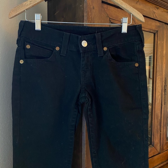True Religion Black Denim Skinny Jeans - Picture 2 of 9